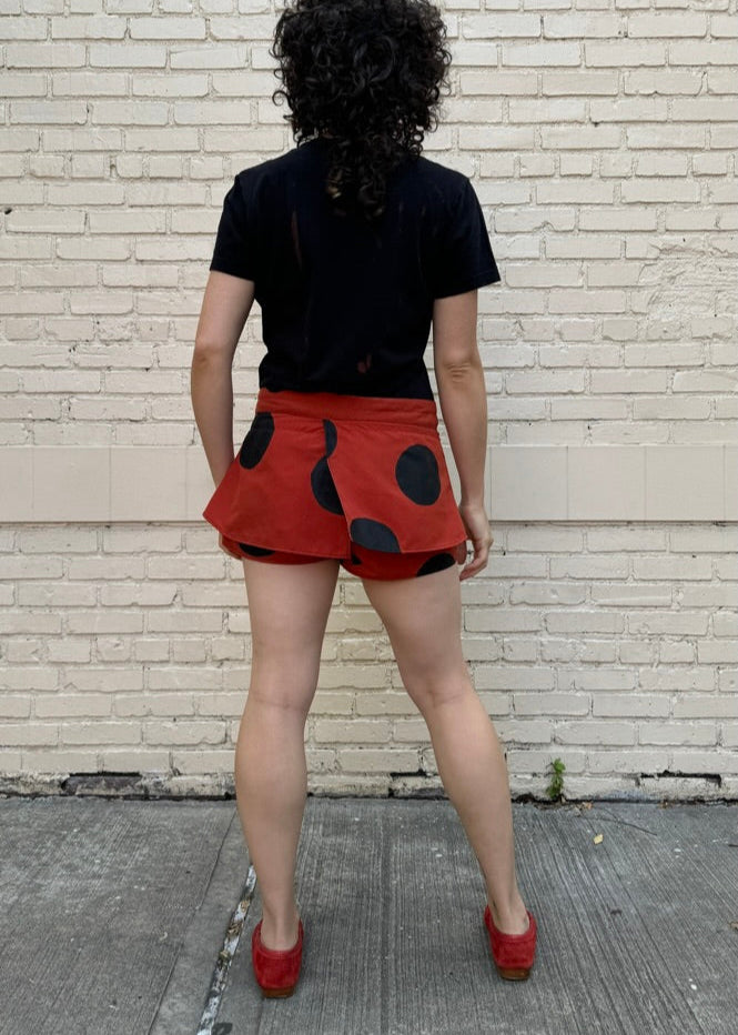 TRANSFORMED DOTS skort
