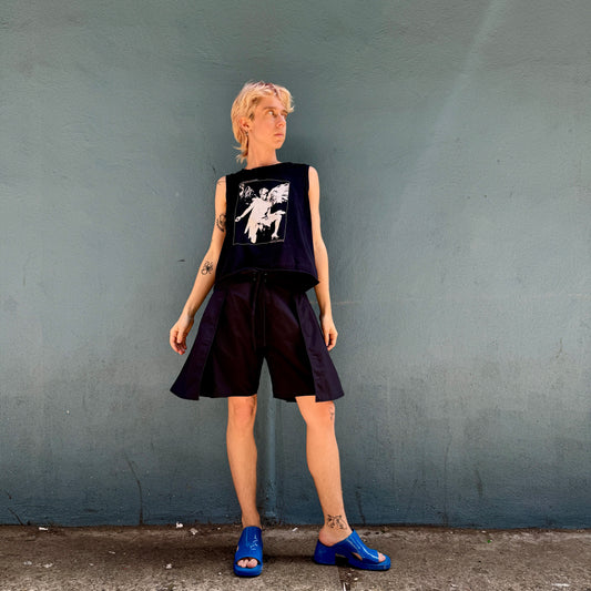 seersucker swim SKORT