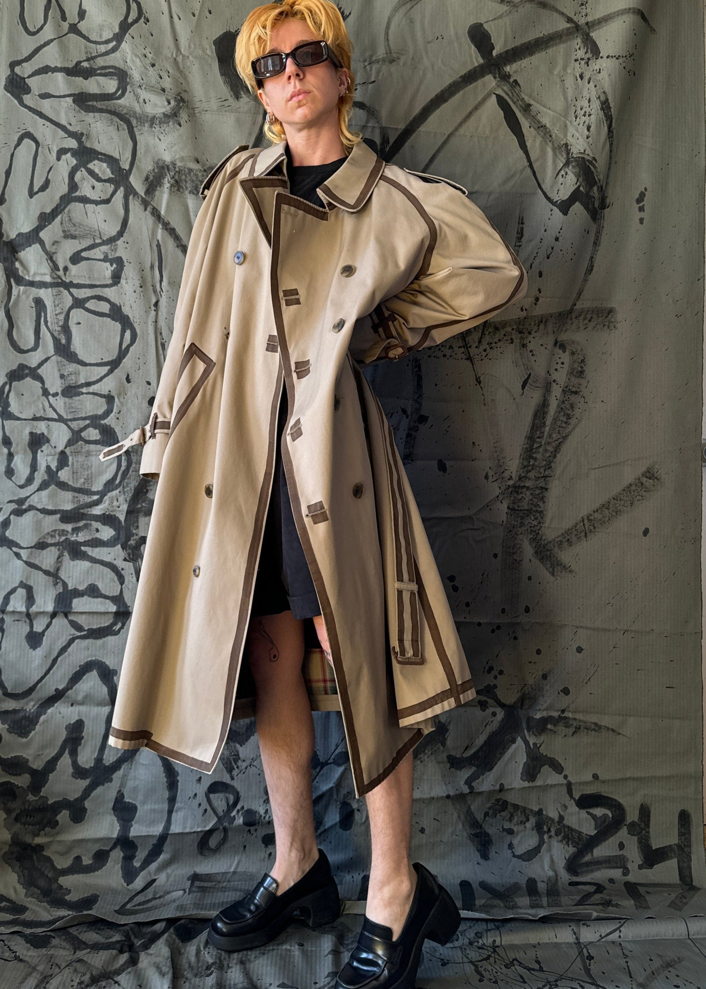 seams trench coat