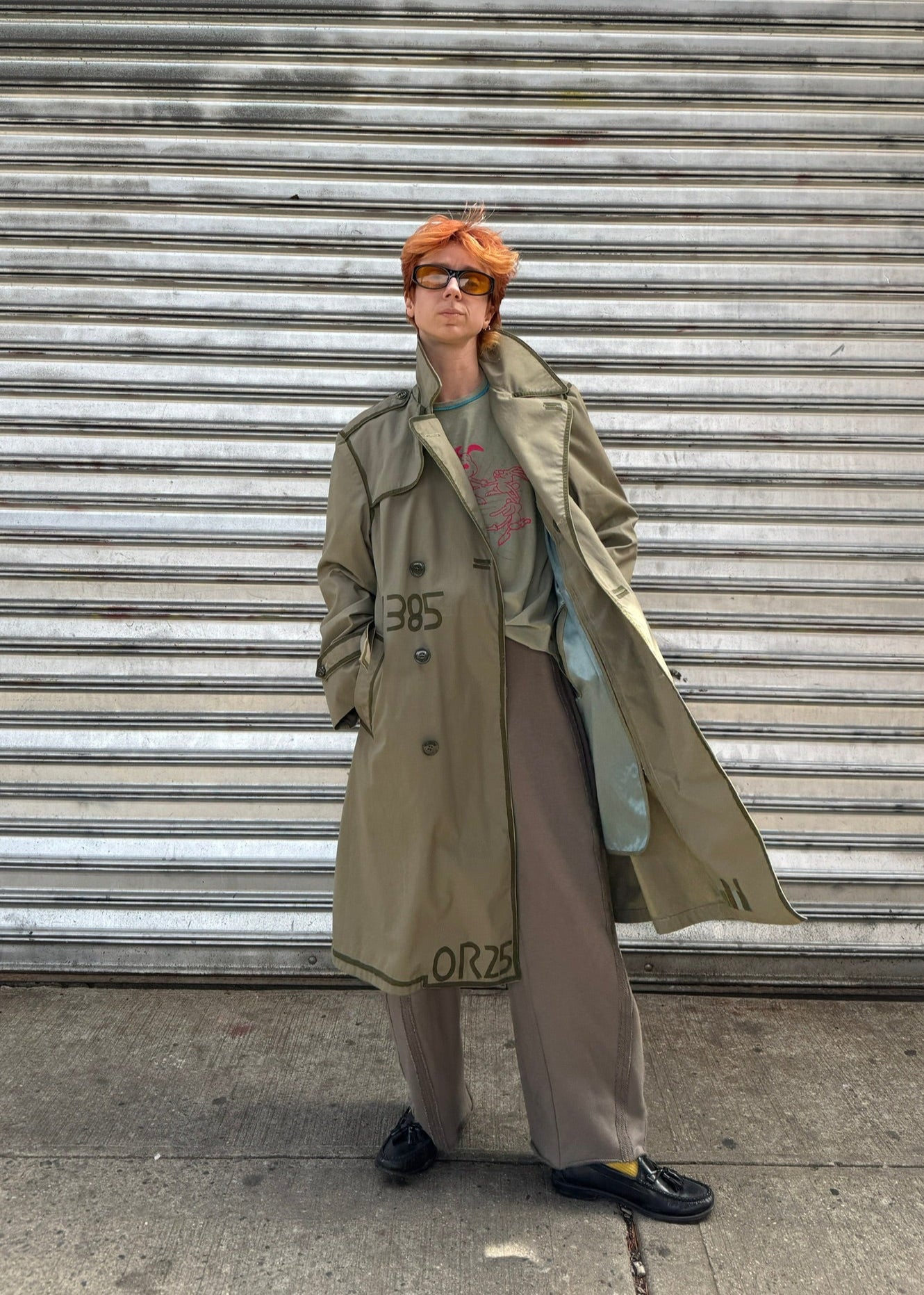 seams trench coat