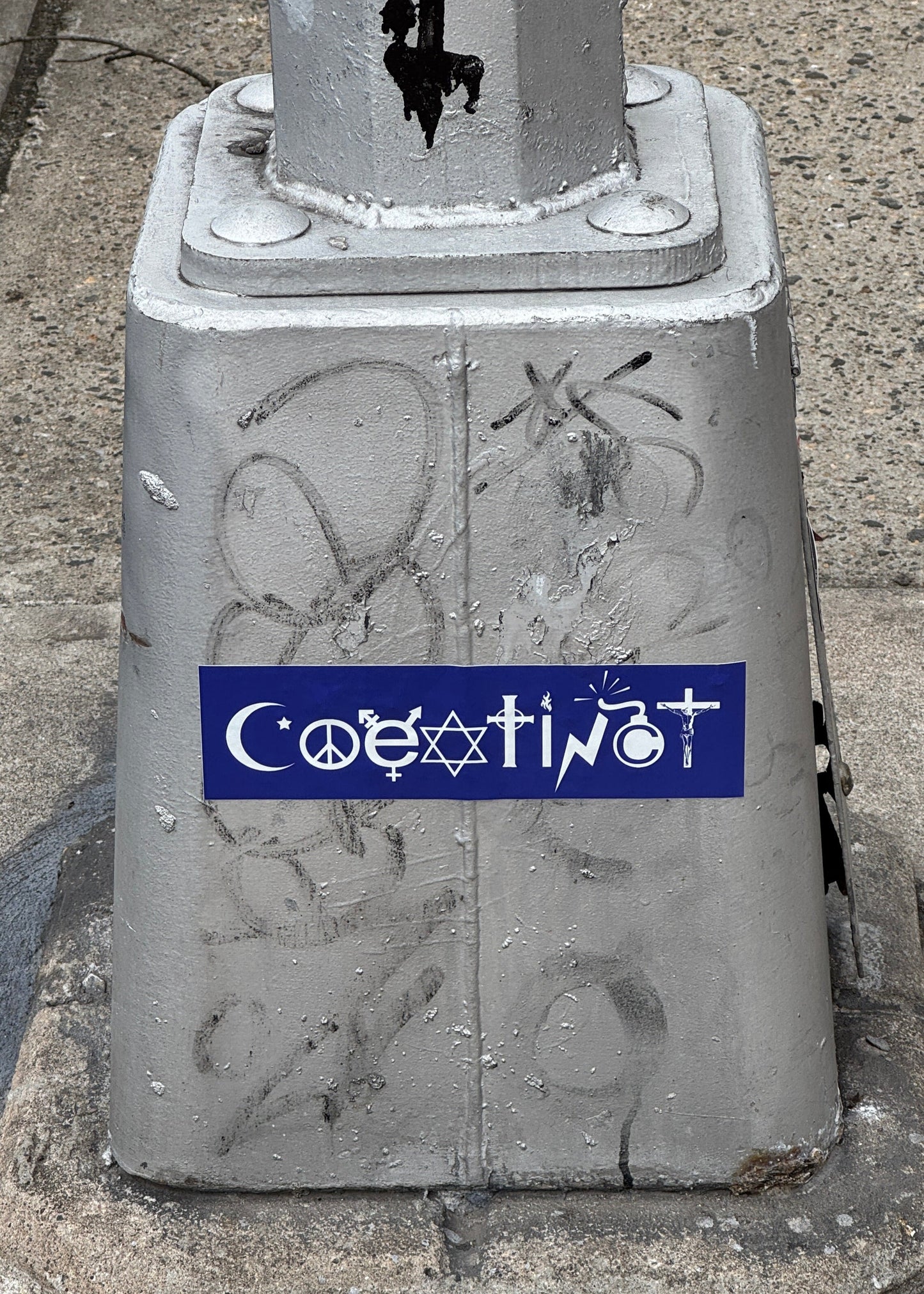 COEXTINCT bumper sticker