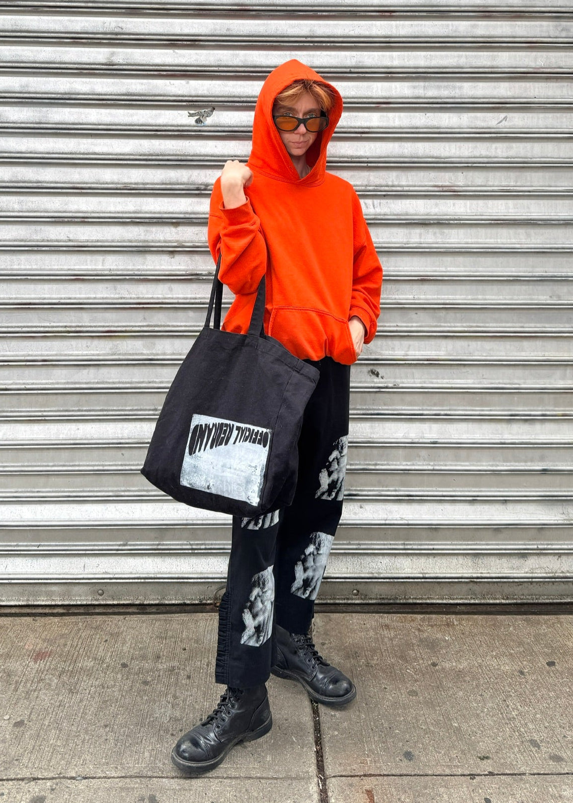 XL overprint tote