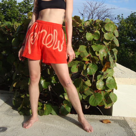 RENEW bleached shorts