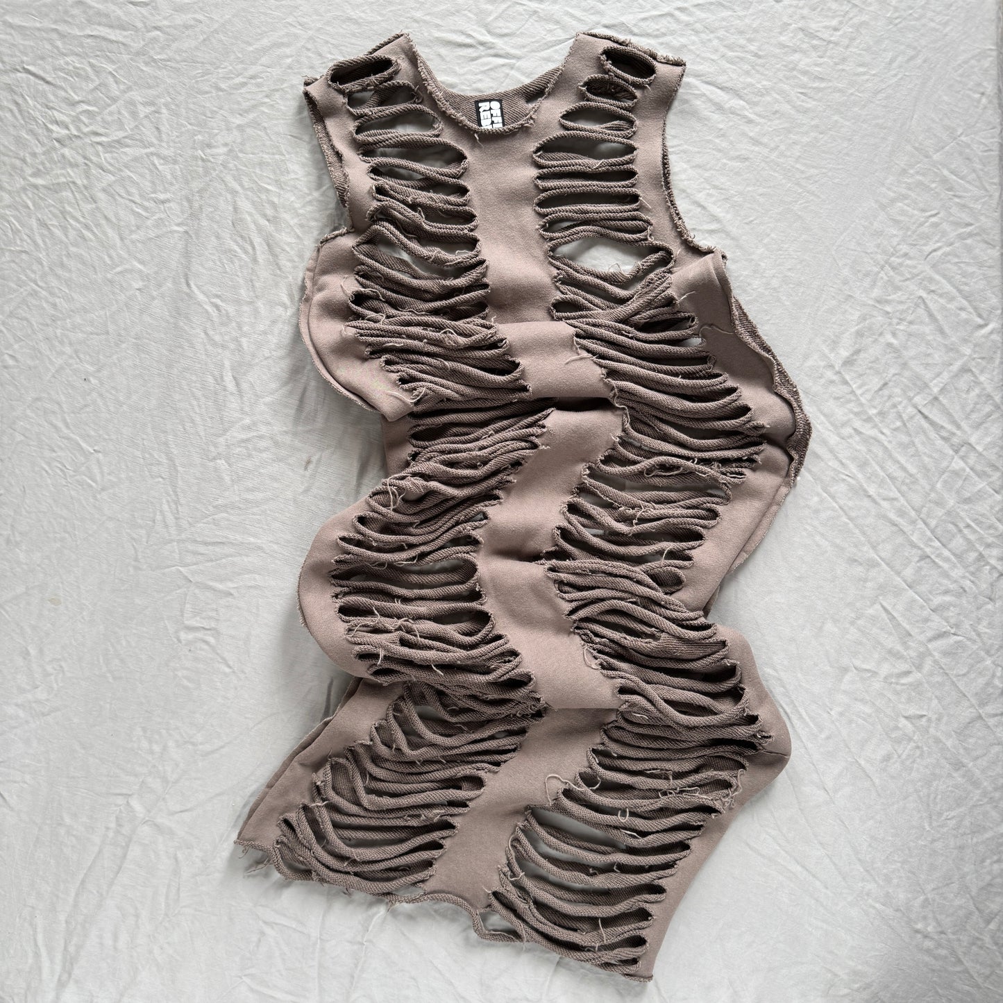 sliced ribs dress