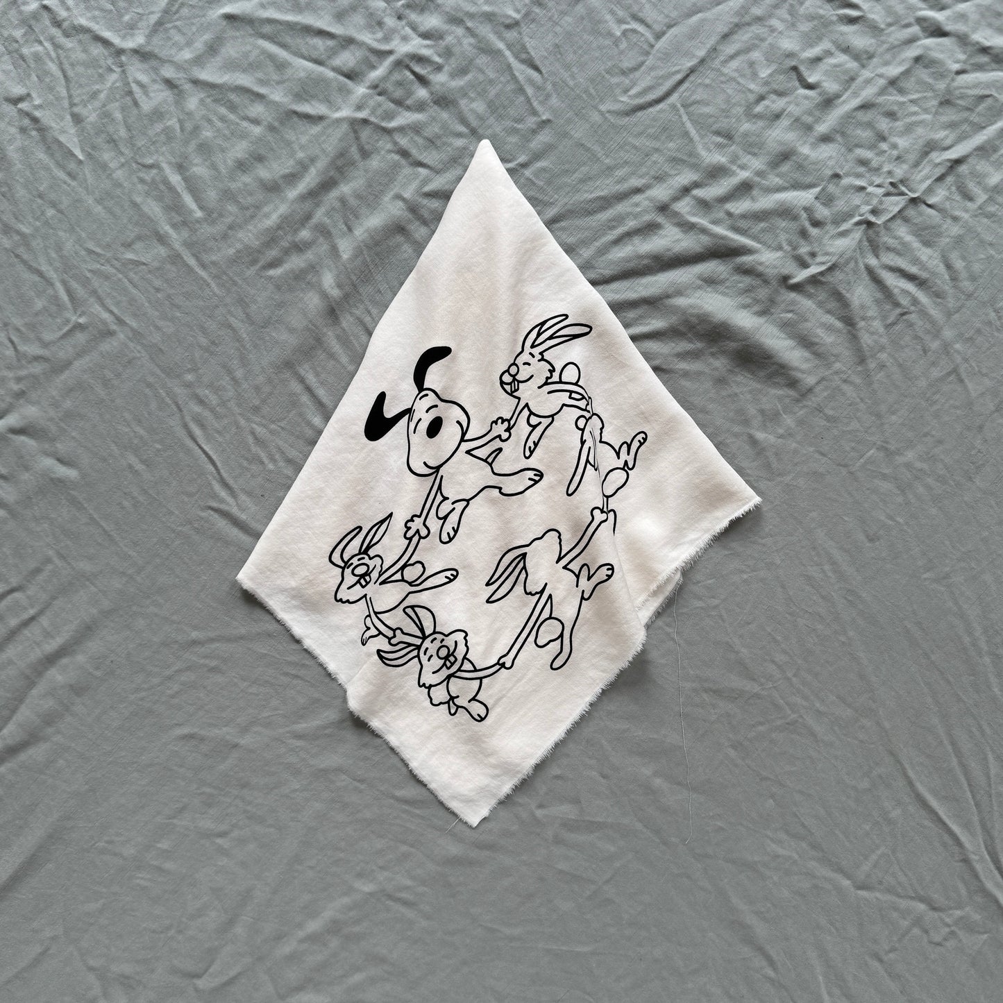 Snoopy & their Bunnies handkerchief