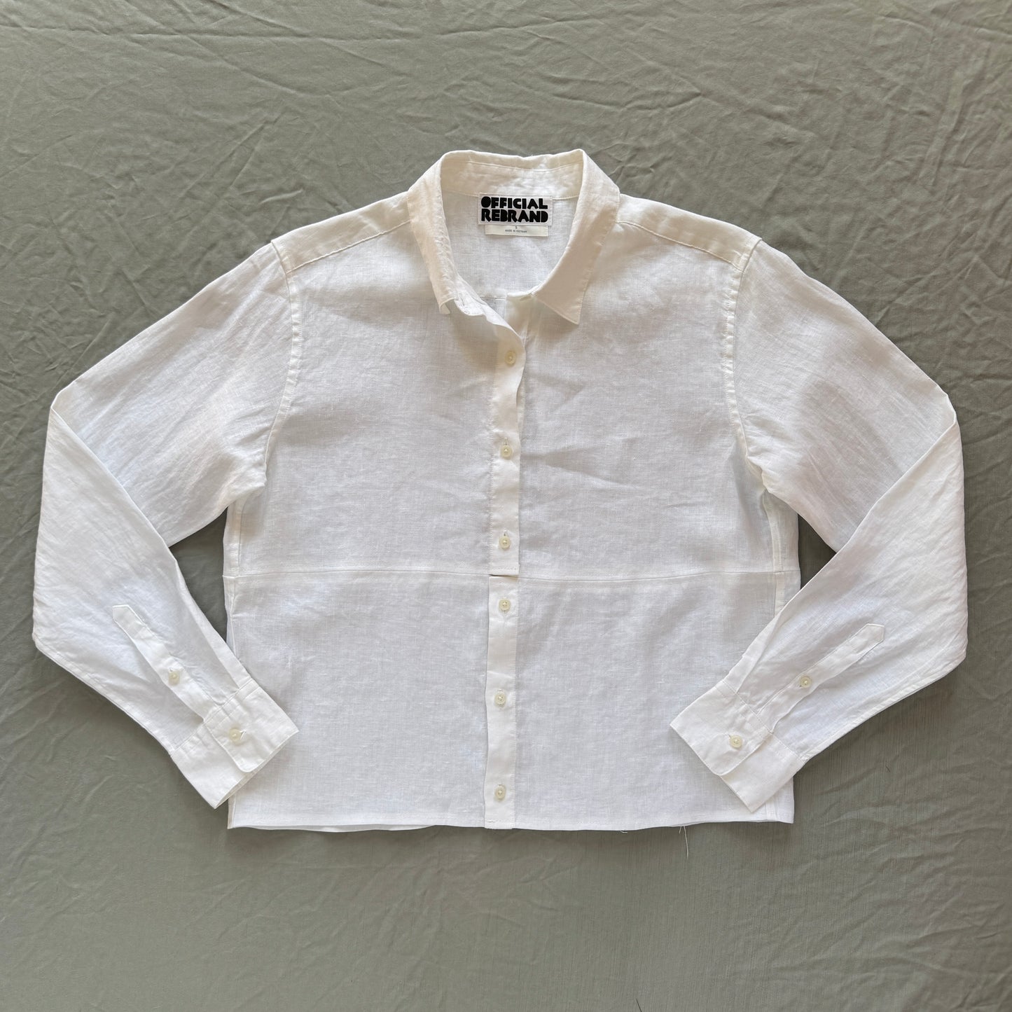NON-BINARY button shirts (white/neutrals)
