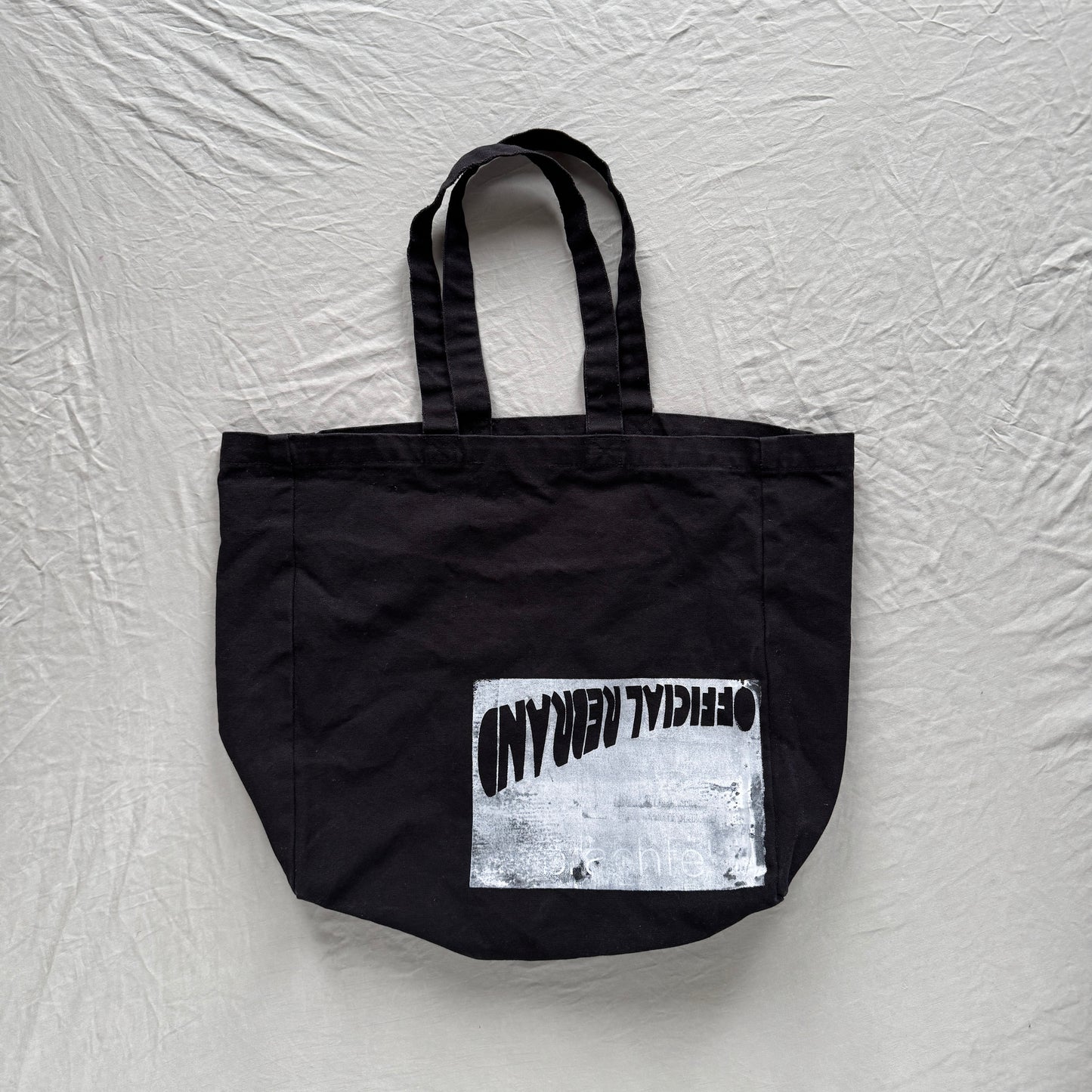 XL overprint tote