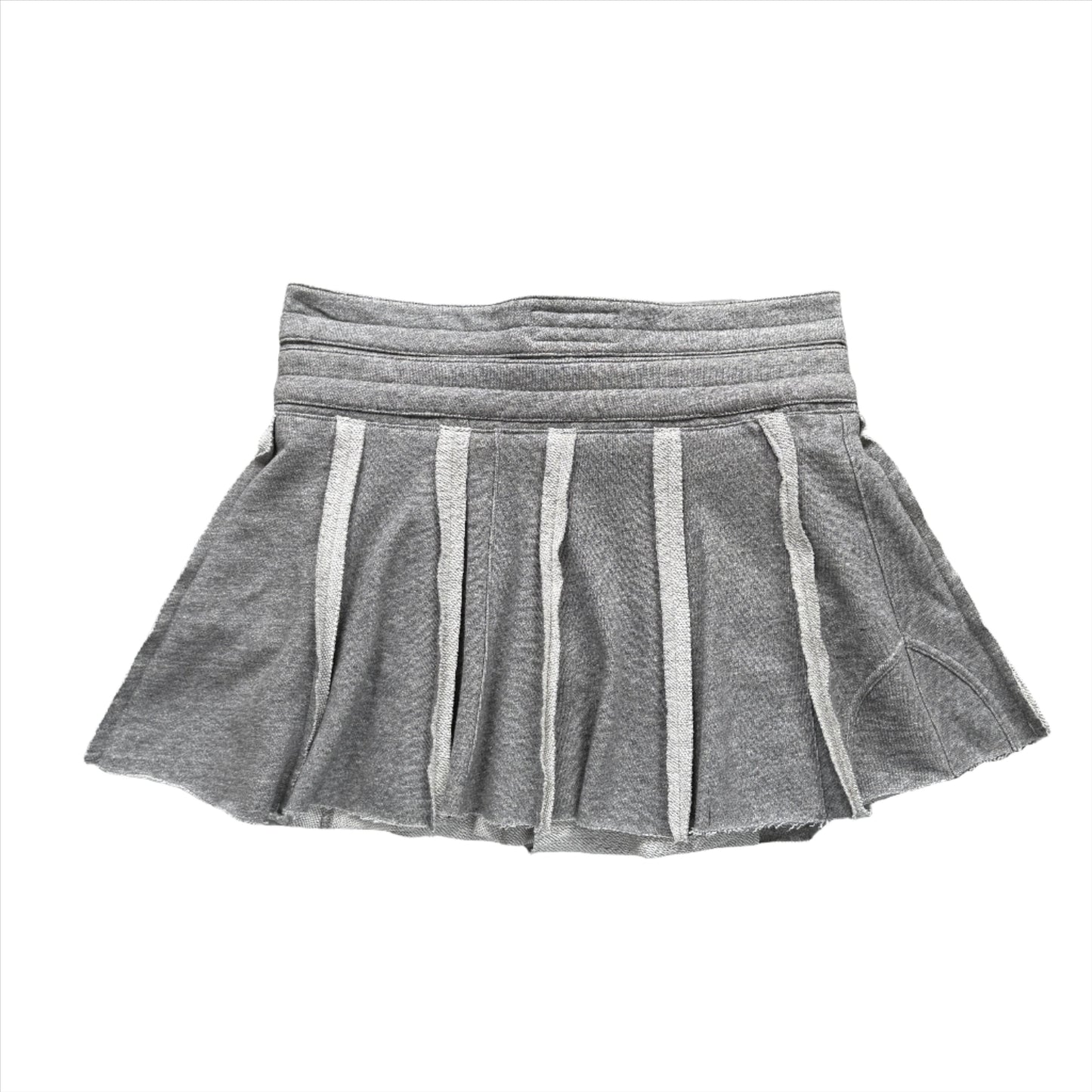 TRANSFORMED WRAP mini sweat skirt