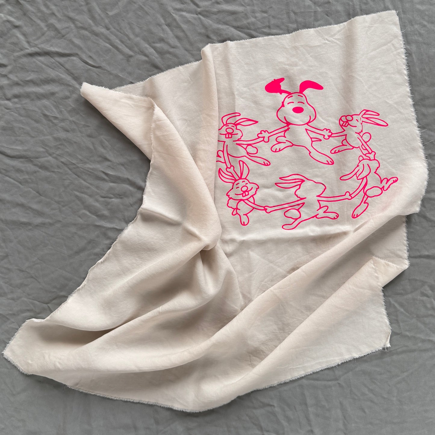 Snoopy & their Bunnies handkerchief