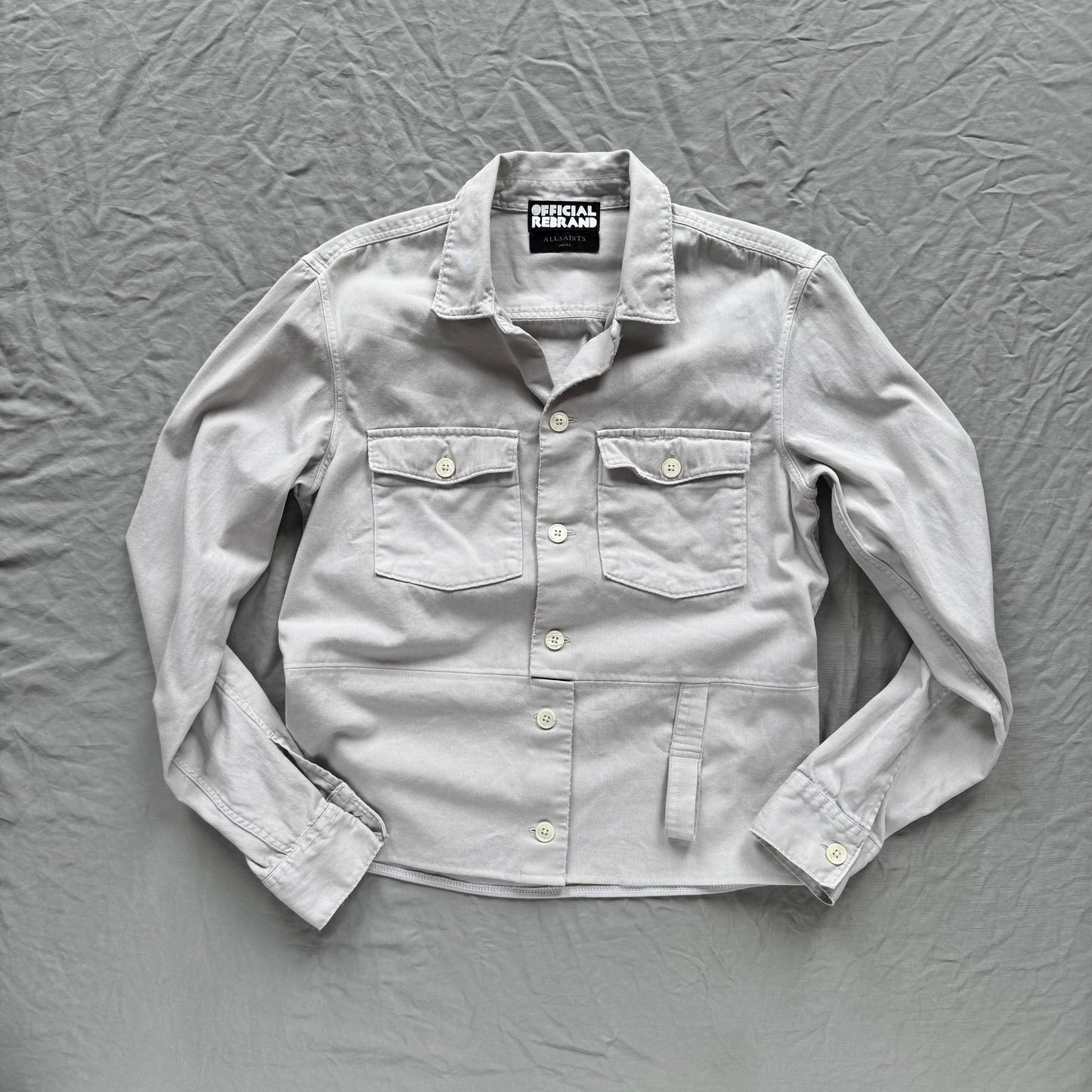 NON-BINARY button shirts (white/neutrals)
