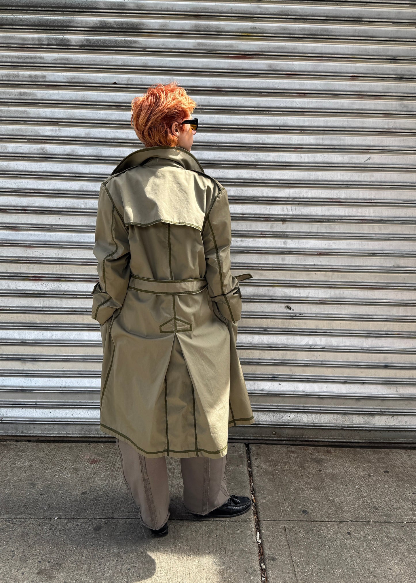 seams trench coat