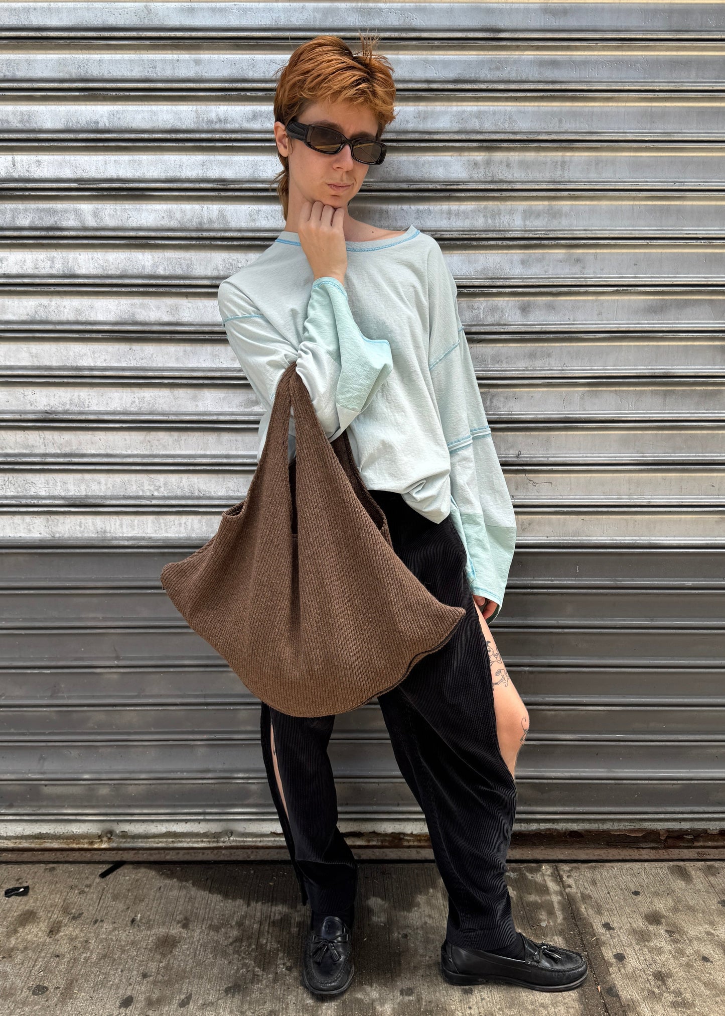 convertible sweater vest tote
