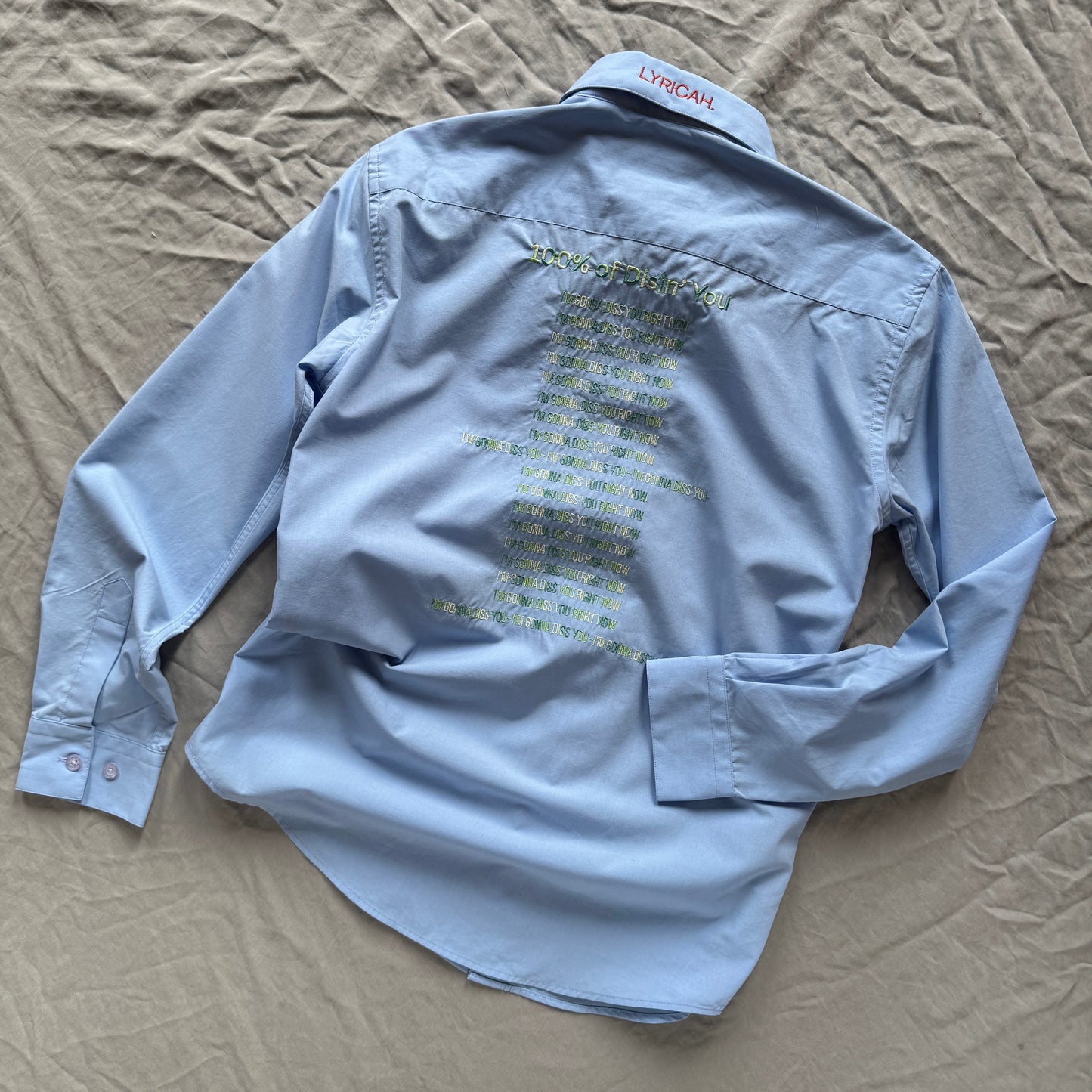 LYRICAH. embroidered button shirts
