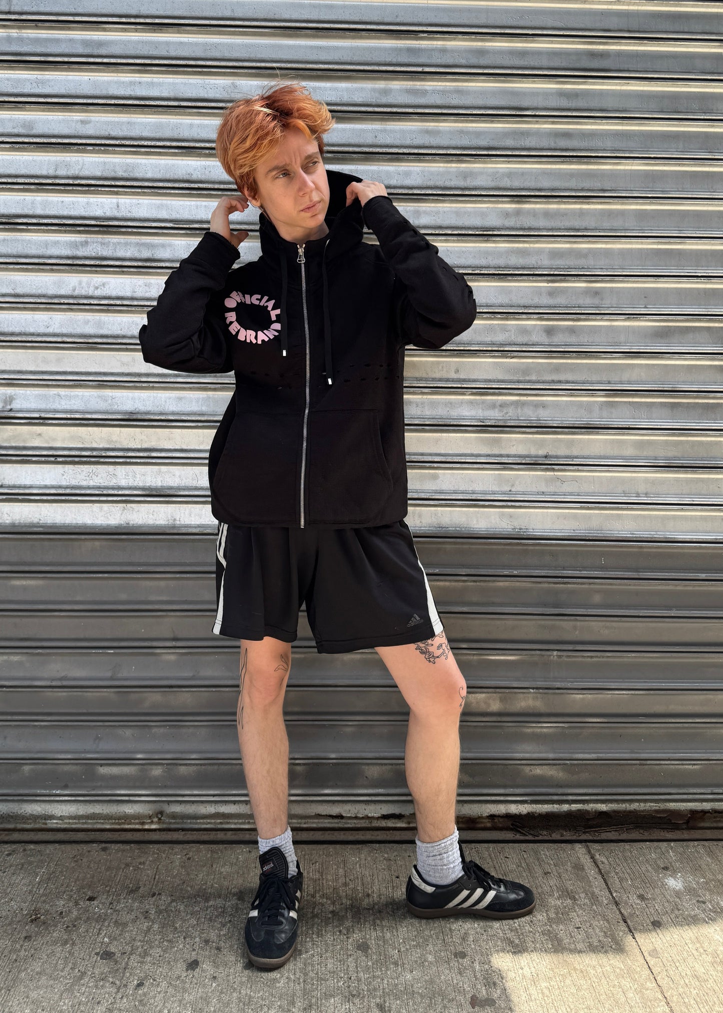 WEAR AND TEAR PRIDE BEGAN WITH AN UPRISING archive zip-up hoodie