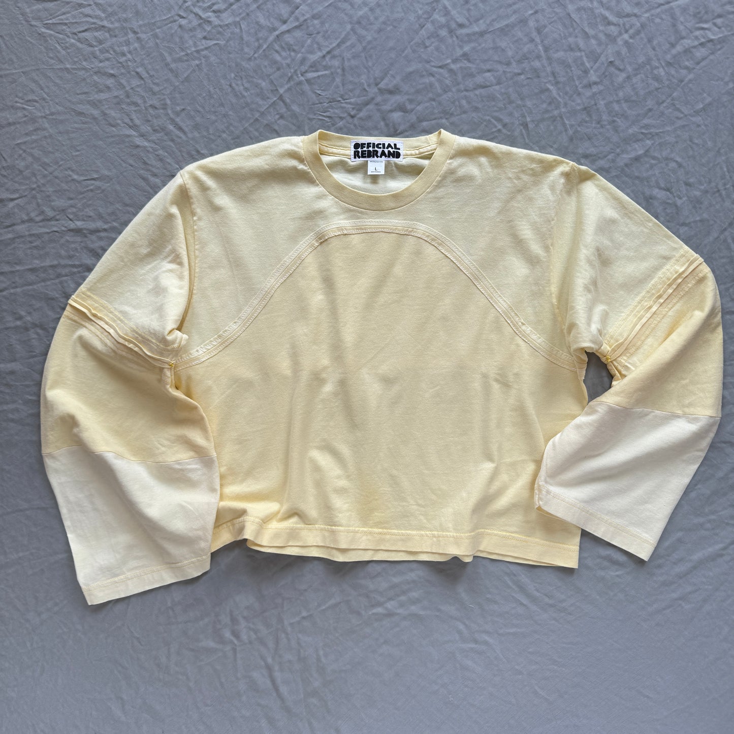 custard horizon extended sleeve T