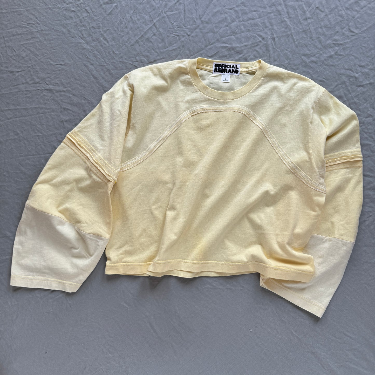 custard horizon extended sleeve T