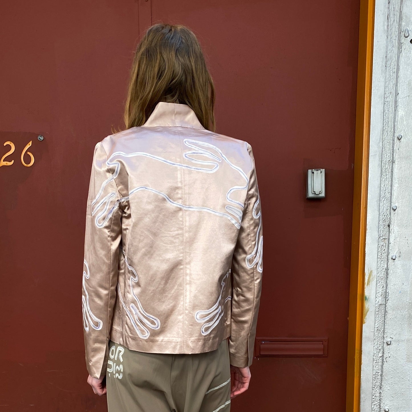 LEAPING RABBITS blazer
