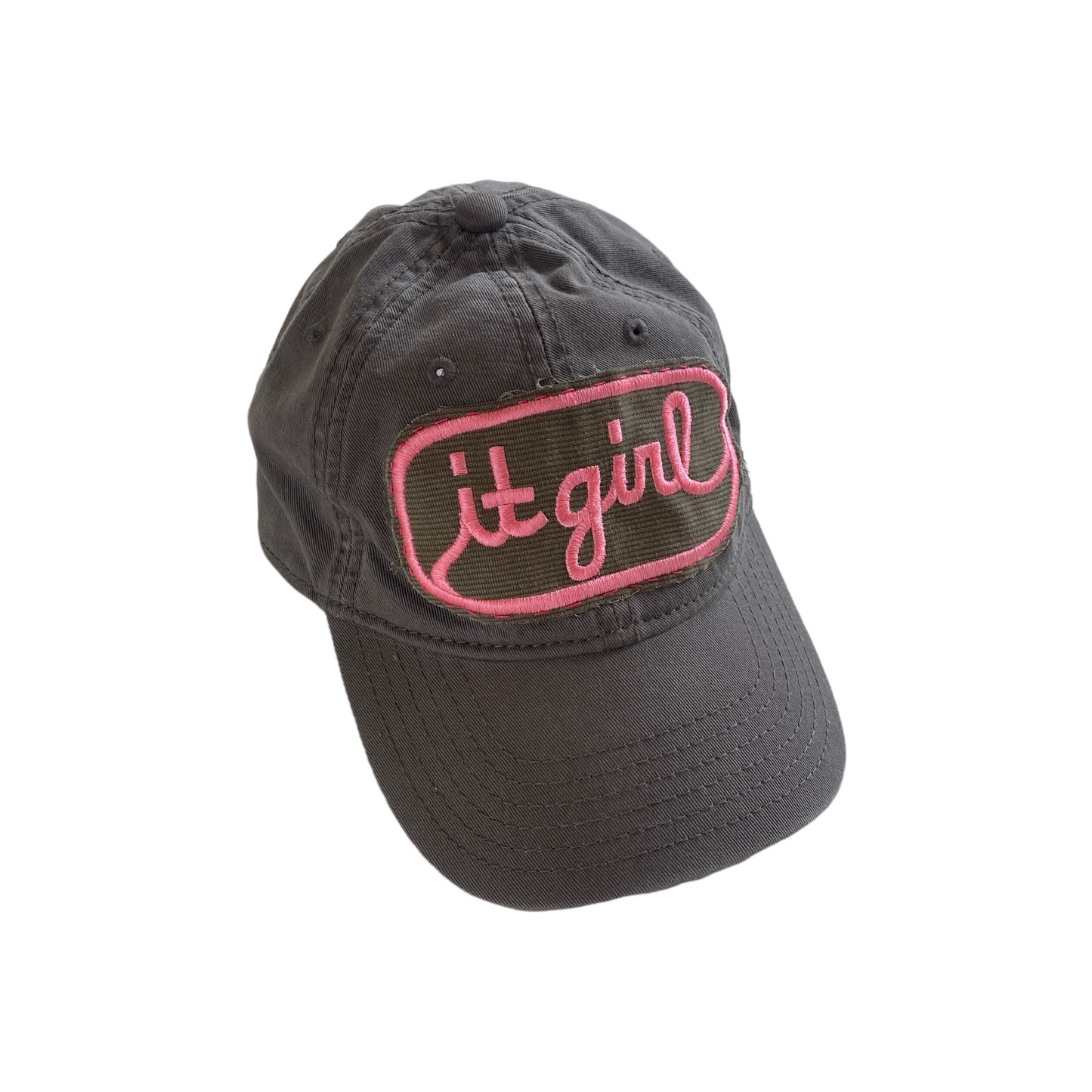 IT GIRL/BOY/THEY upcycled dad hats