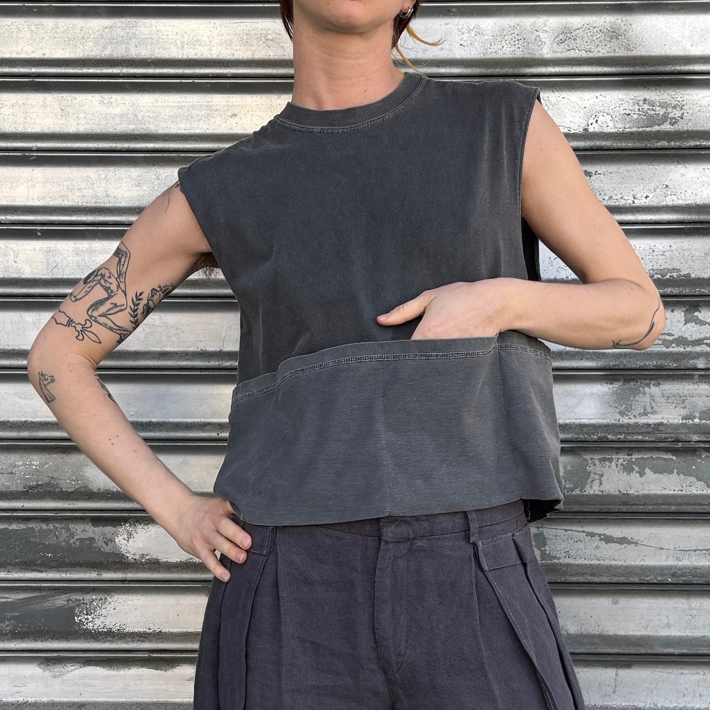 FOLDED POCKET T & Tanks