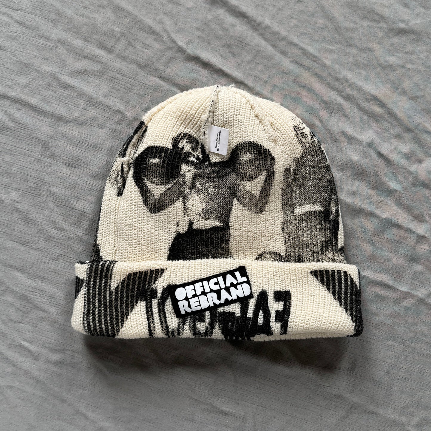 screen printed 1:1 beanies