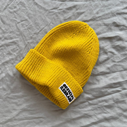 rebranded beanie (yellow)