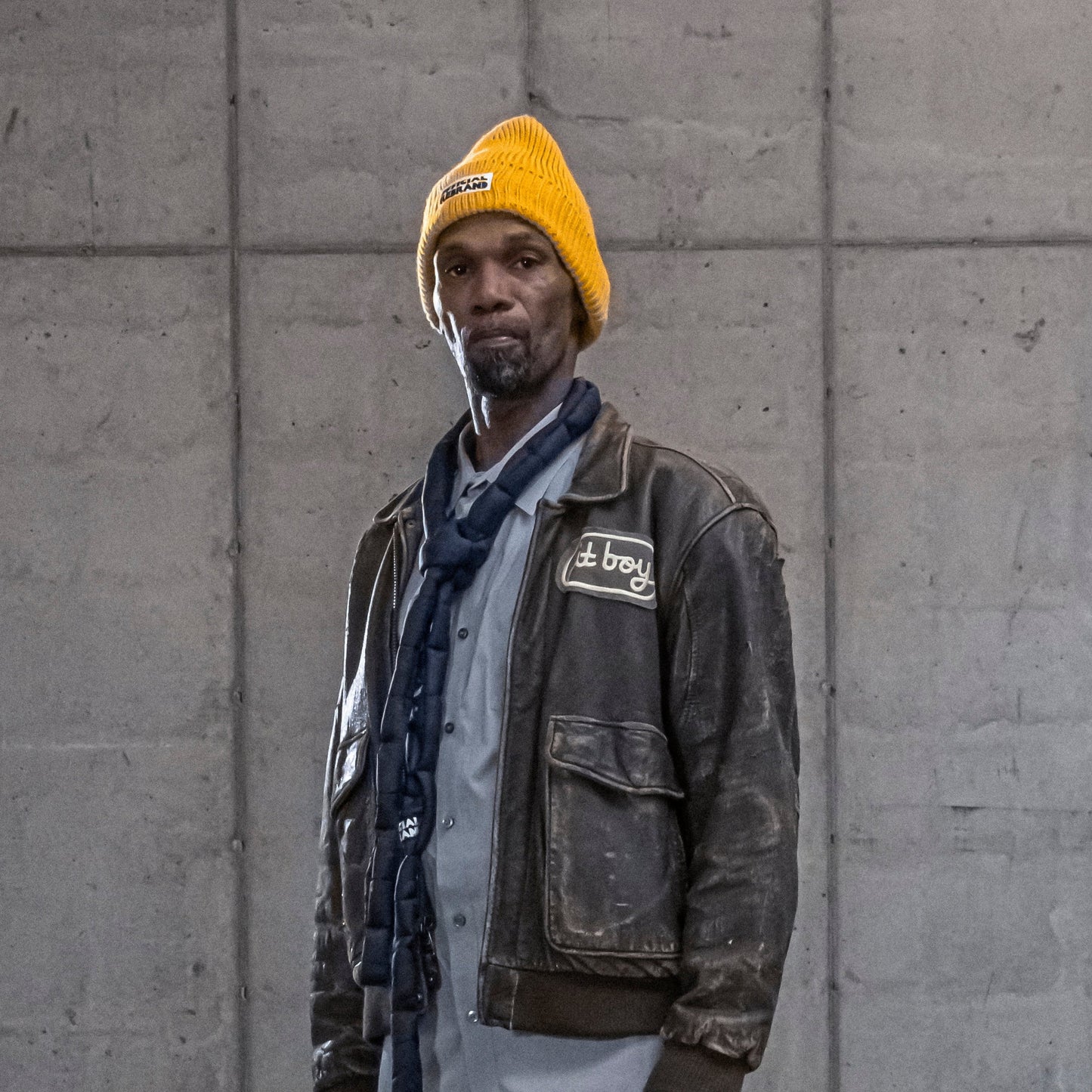 rebranded beanie (yellow)