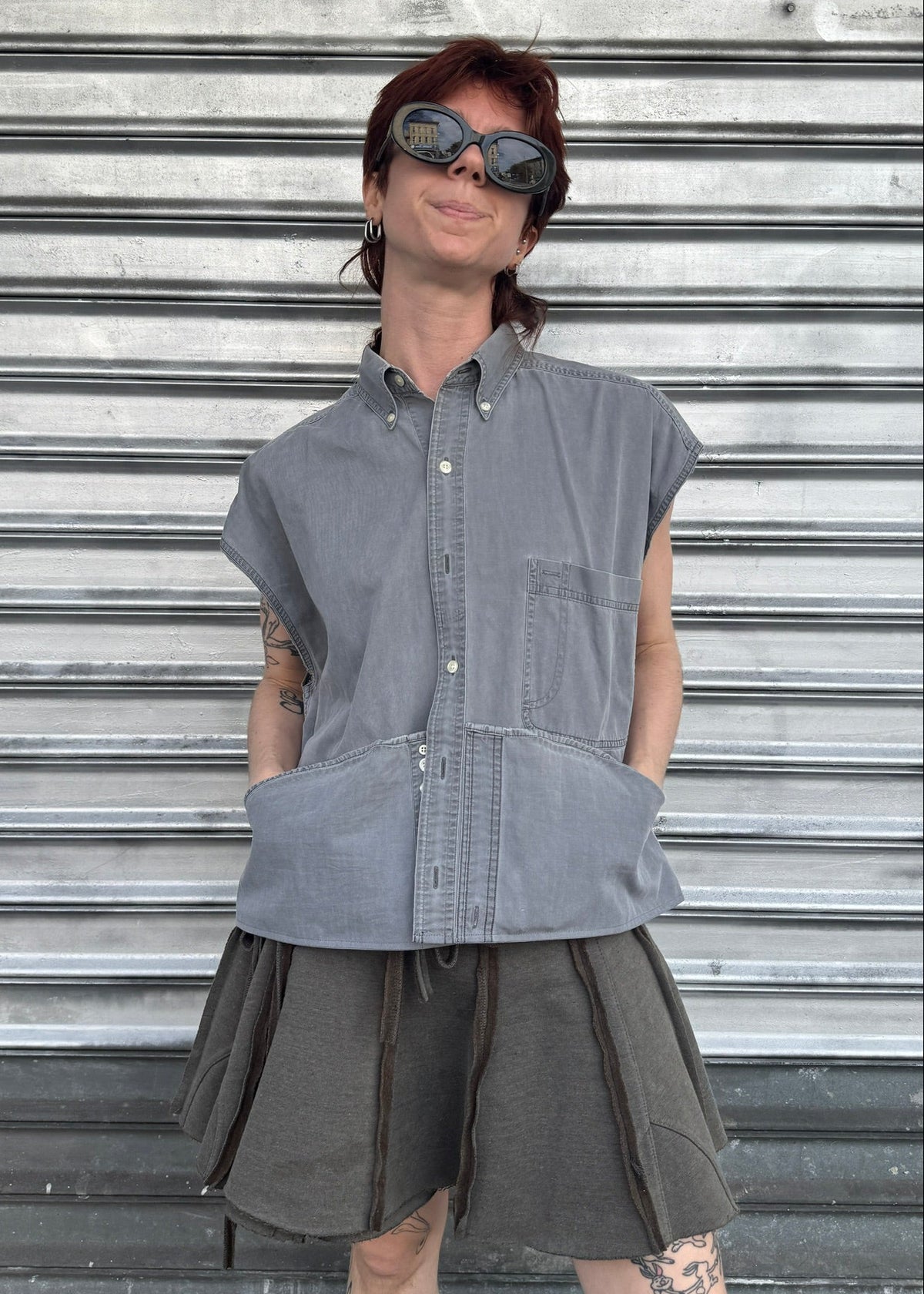 flip pocket shirts - greyscale