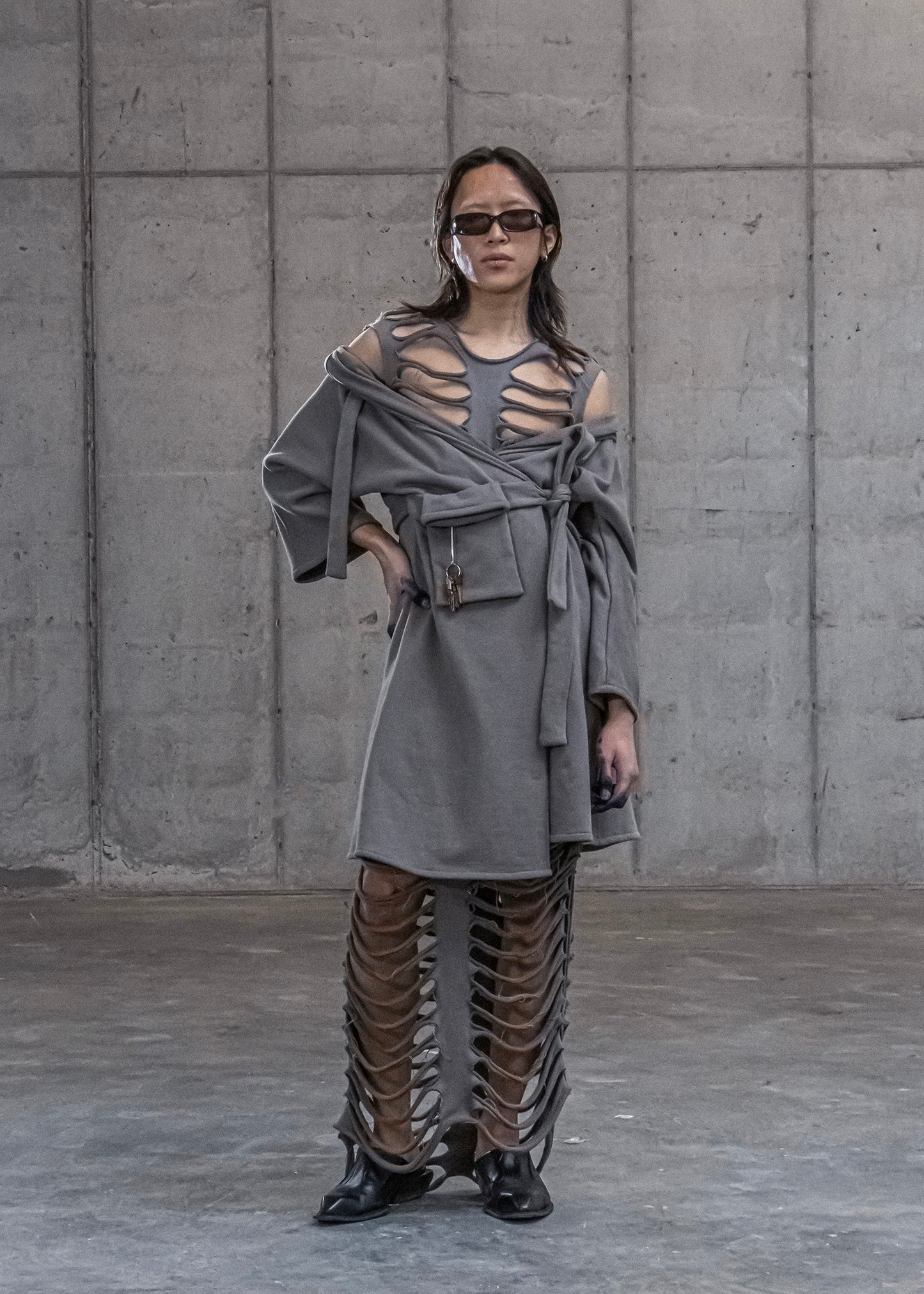 sliced ribs dress