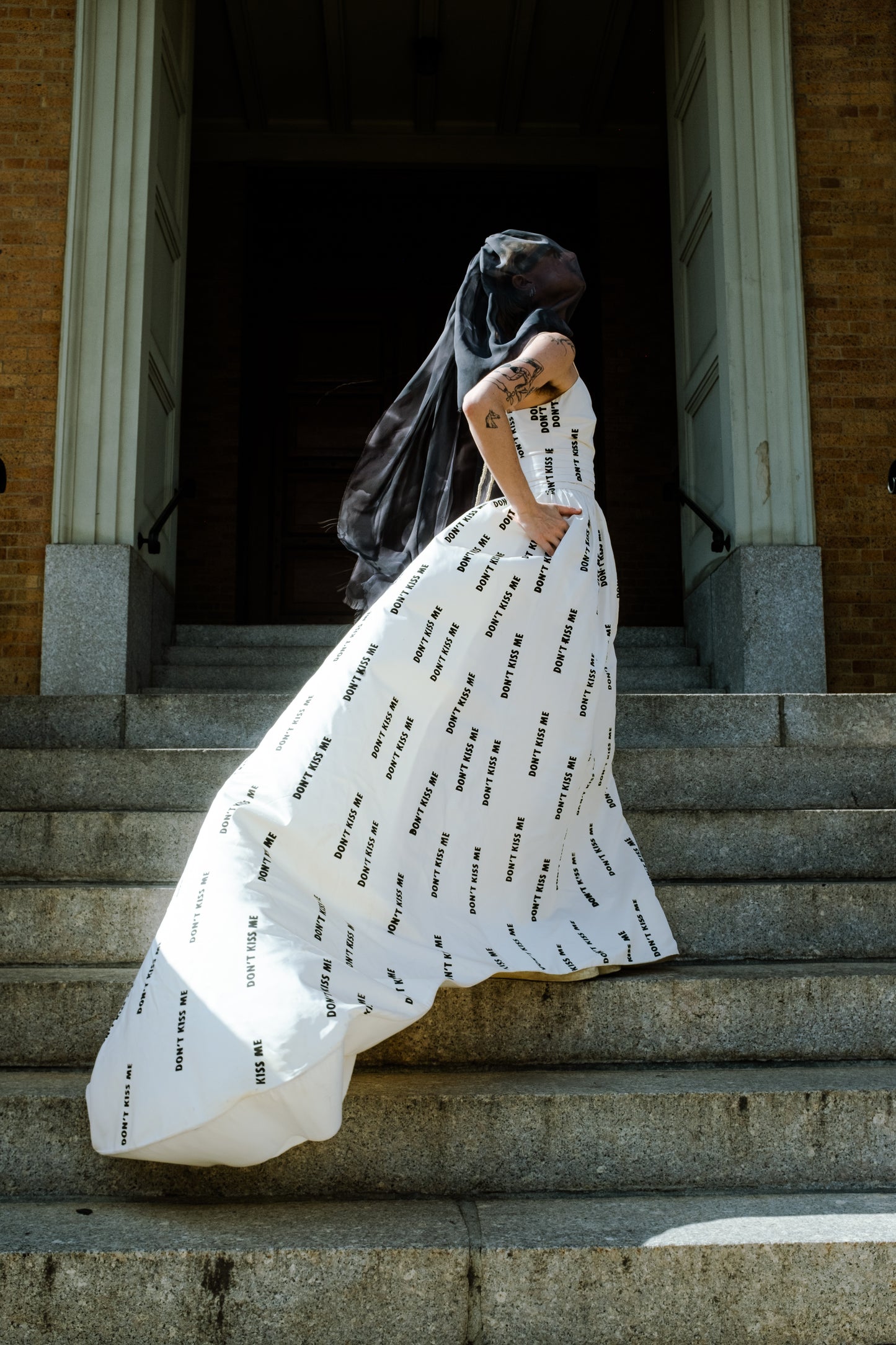 don't kiss me wedding dress SS25