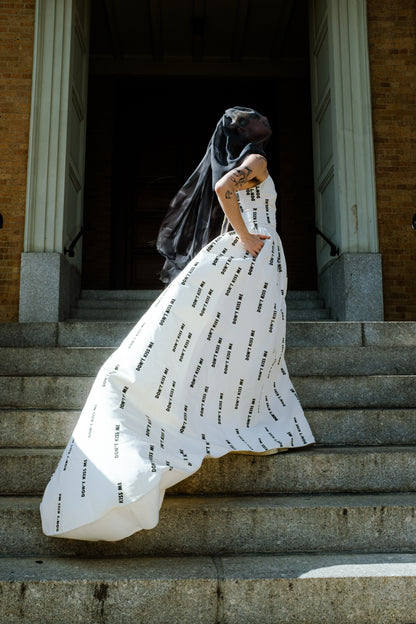don't kiss me wedding dress SS25