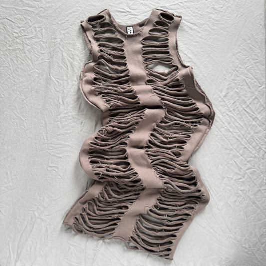 sliced ribs dress