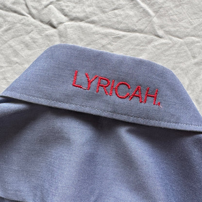 LYRICAH. embroidered button shirts
