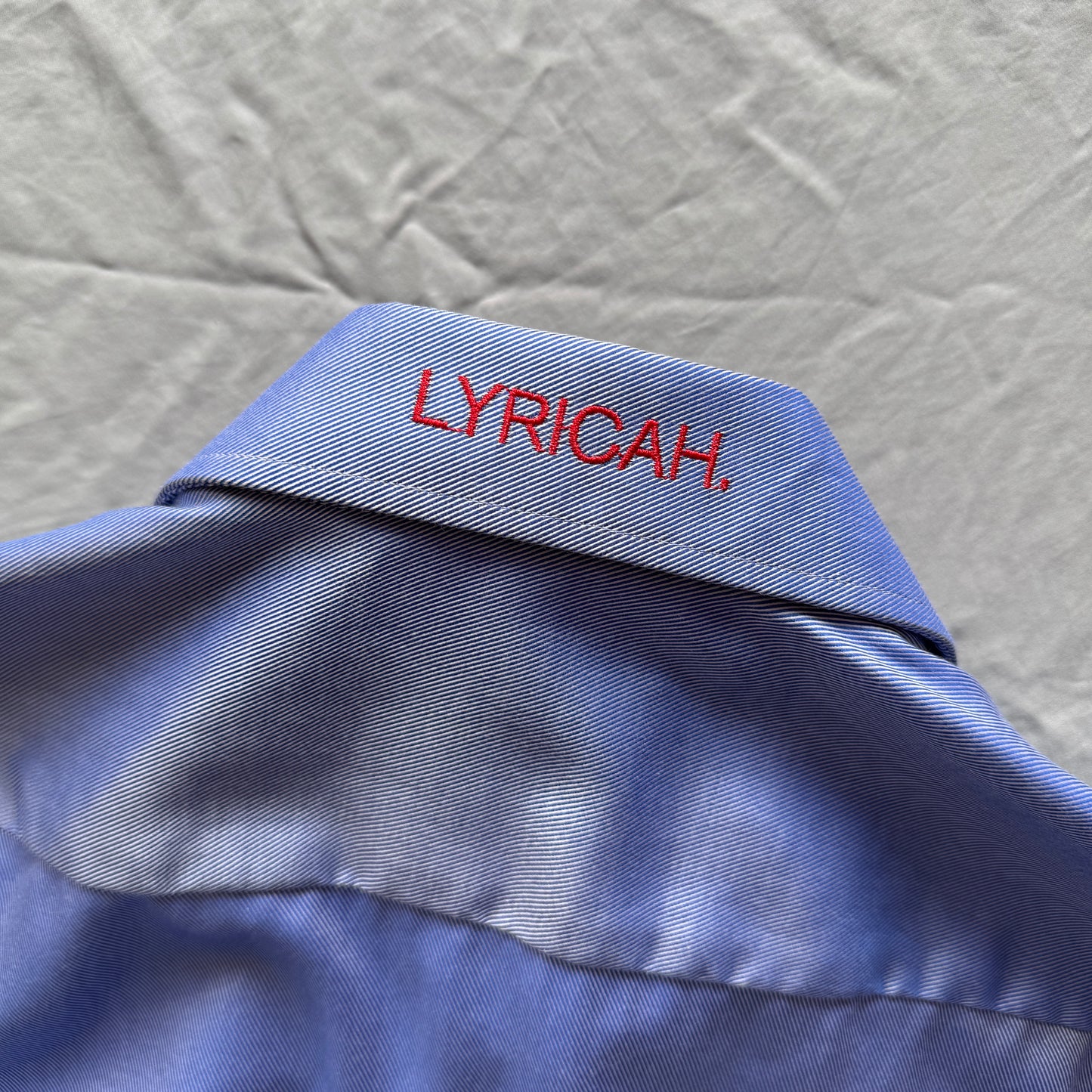 LYRICAH. embroidered button shirts