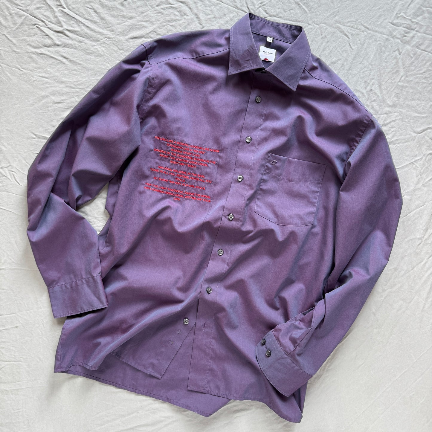 LYRICAH. embroidered button shirts
