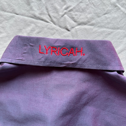 LYRICAH. embroidered button shirts
