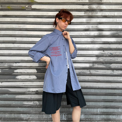 LYRICAH. embroidered button shirts