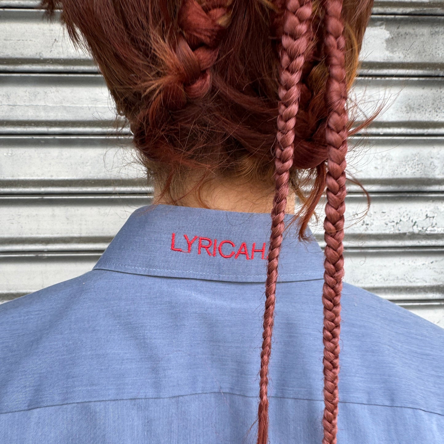 LYRICAH. embroidered button shirts