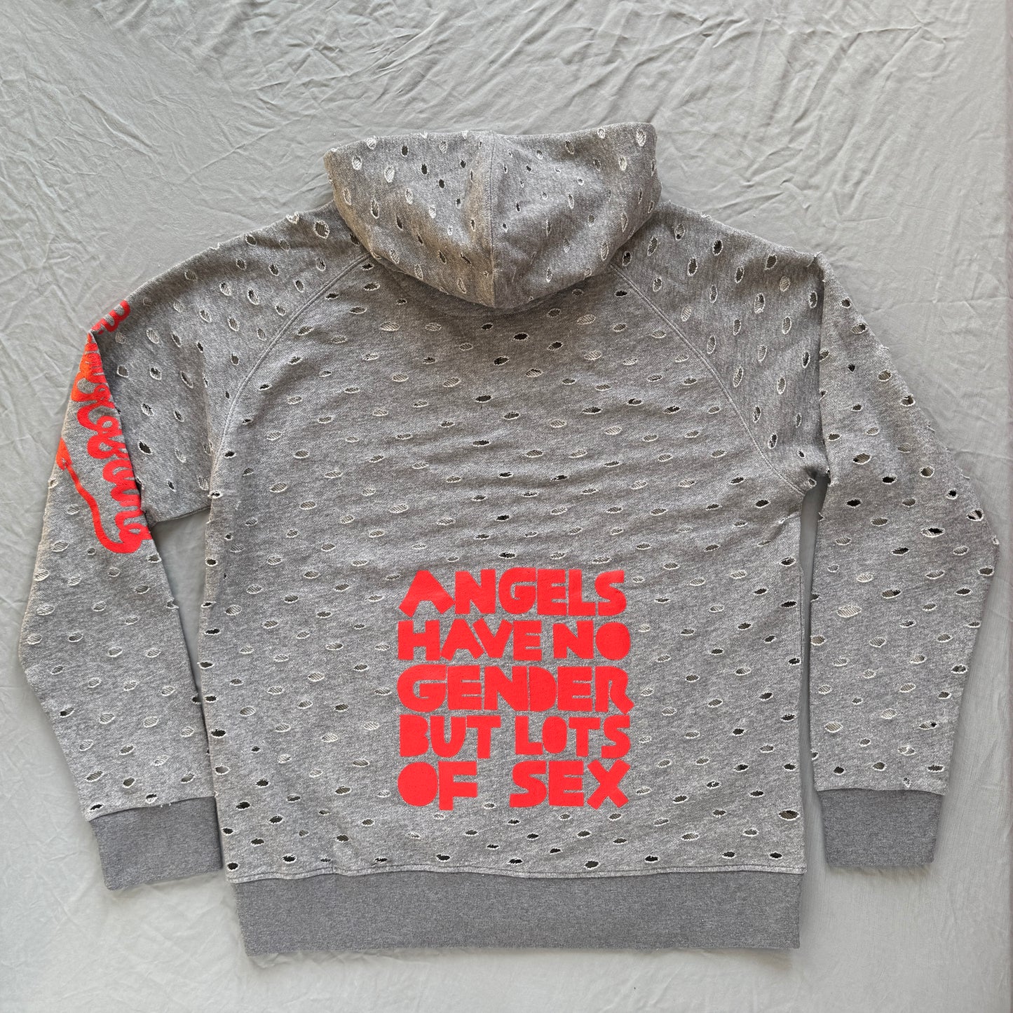 WEAR AND TEAR - ANGELS HAVE NO GENDER zip up