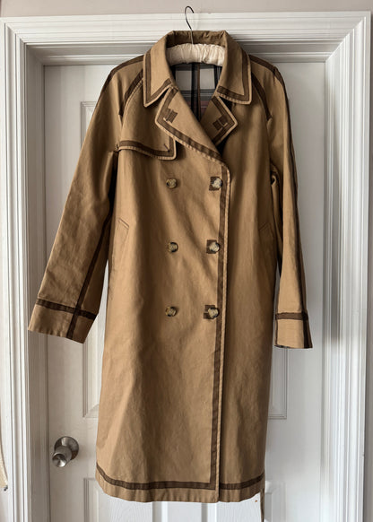 seams trench coat