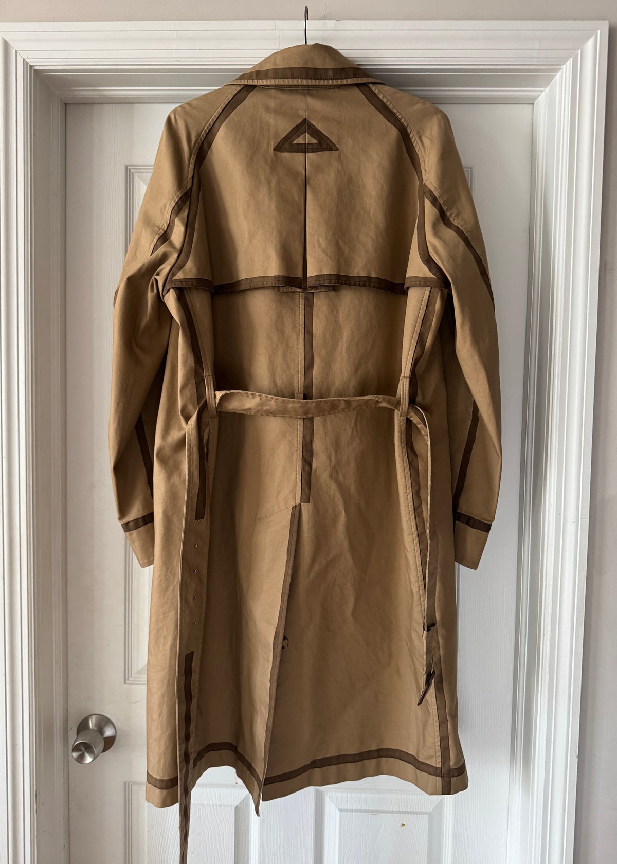 seams trench coat