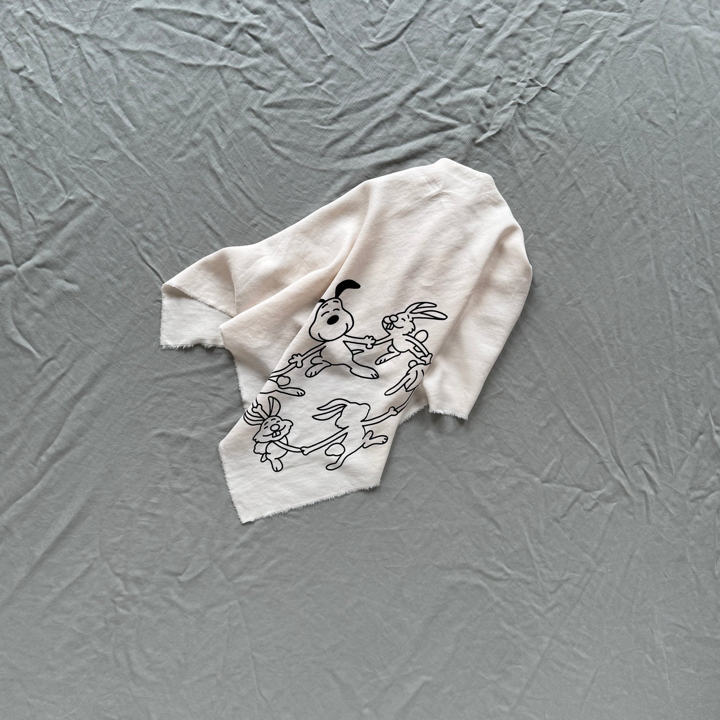 Snoopy & their Bunnies handkerchief