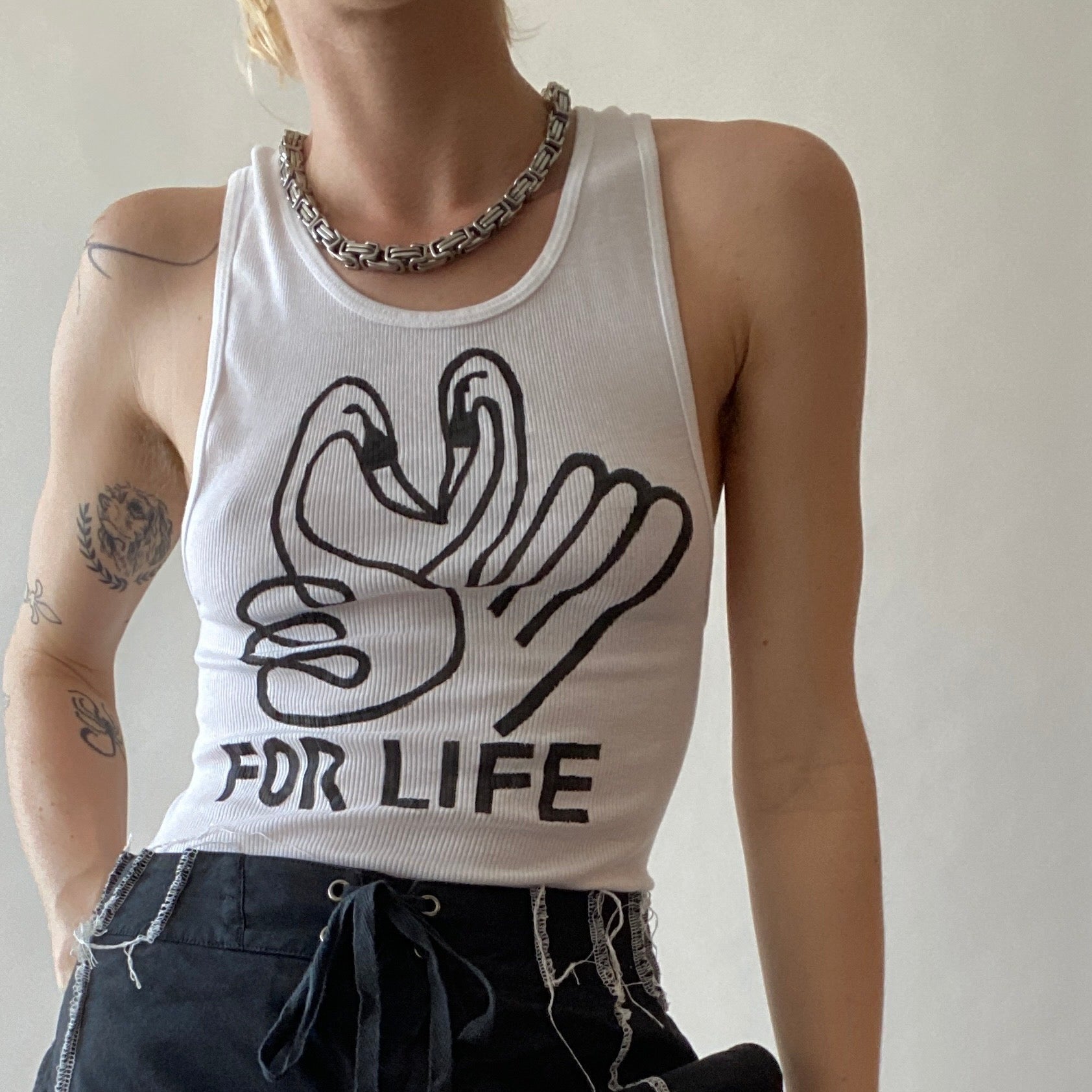 FOR LIFE swans tank top
