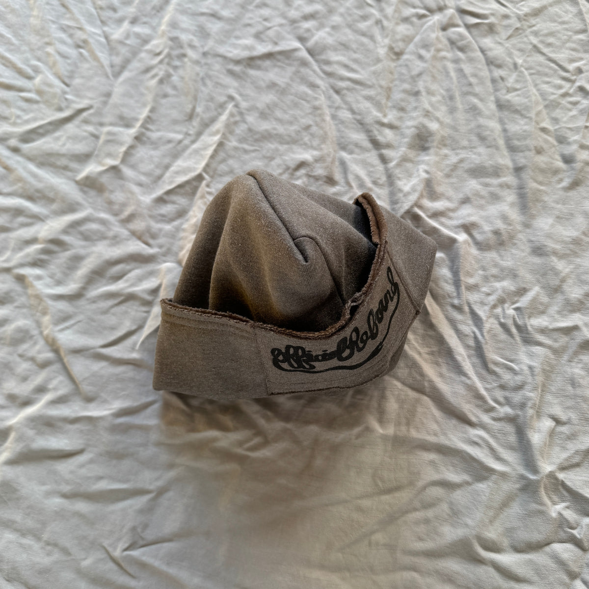 upcycled peter pan cap