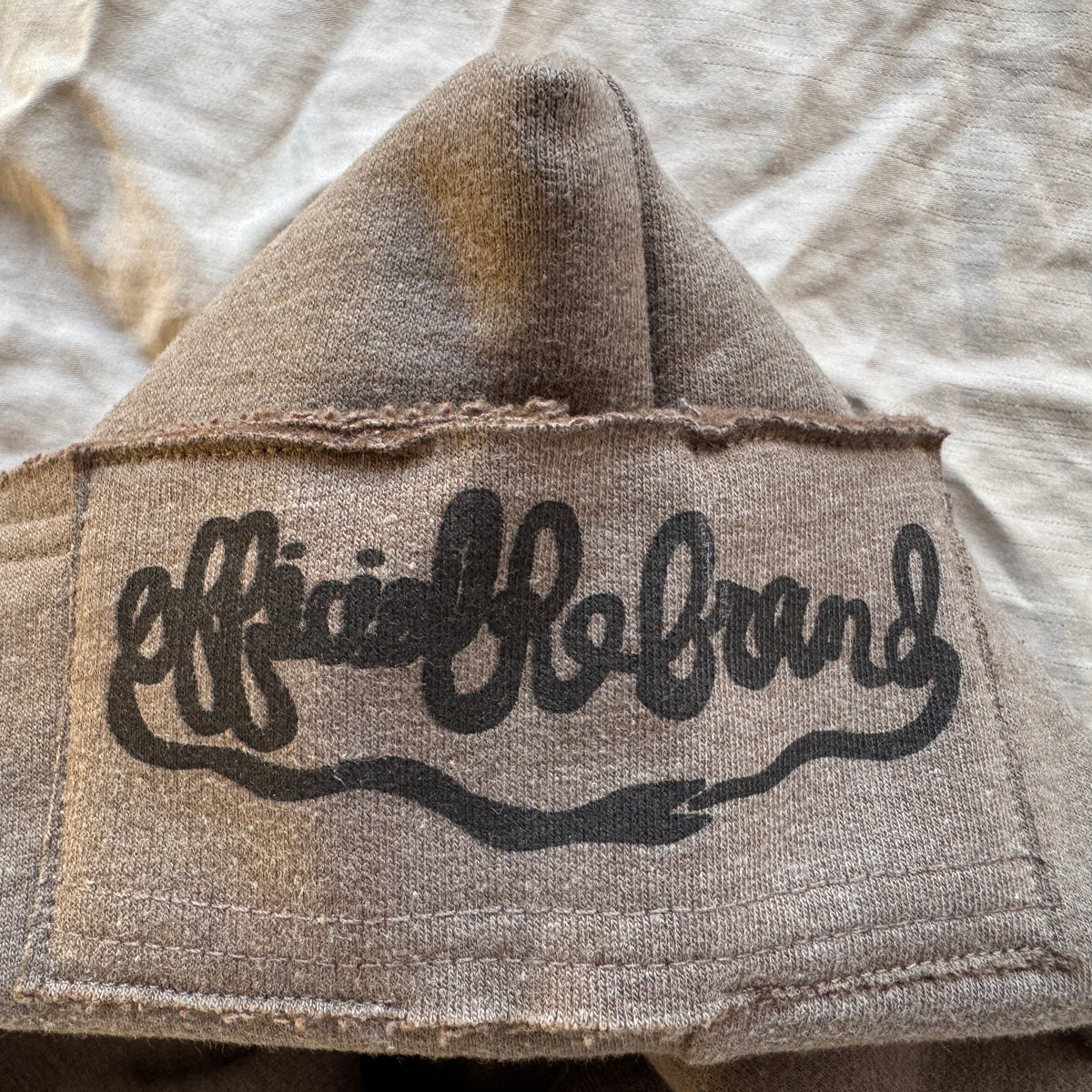 upcycled peter pan cap