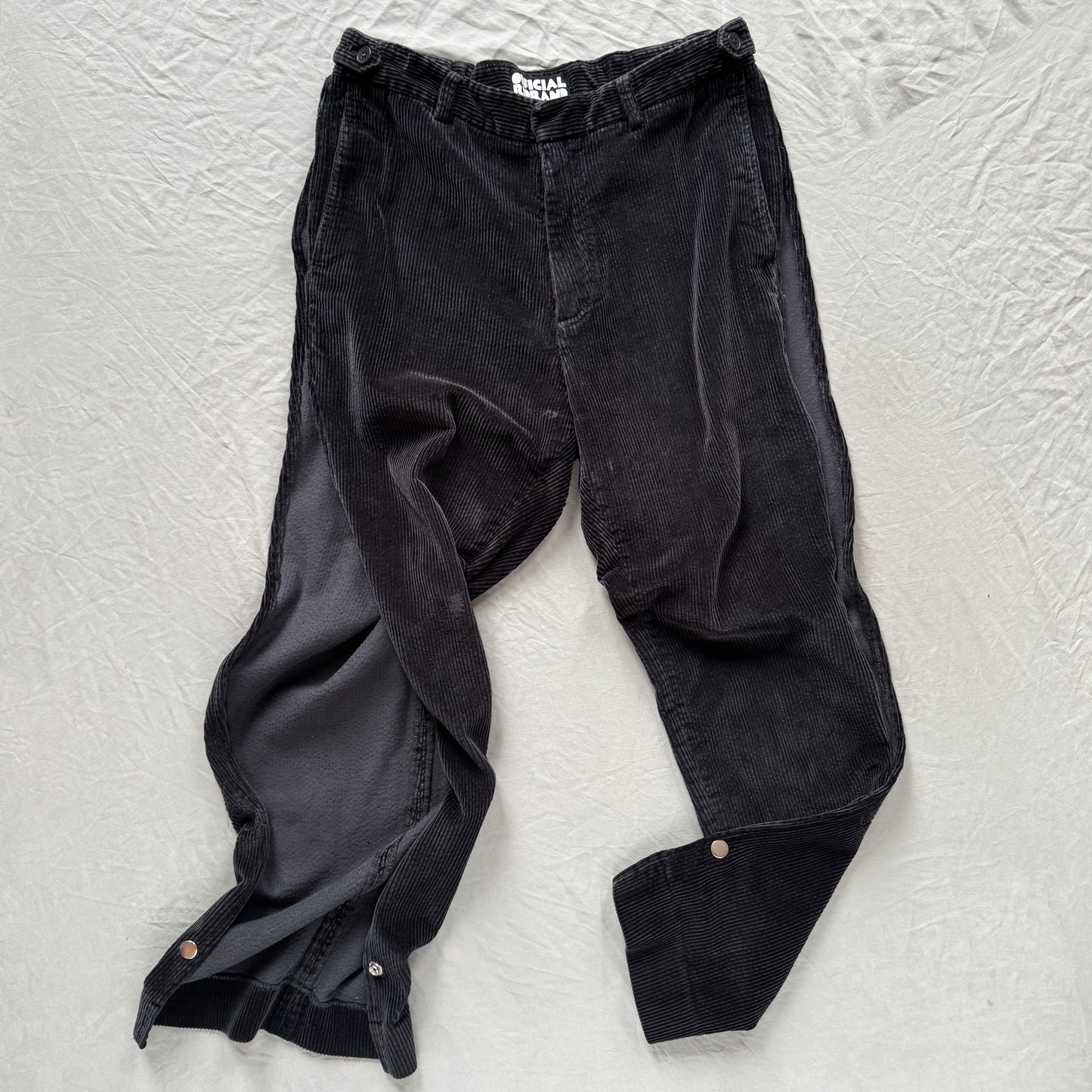 snap corduroy pants