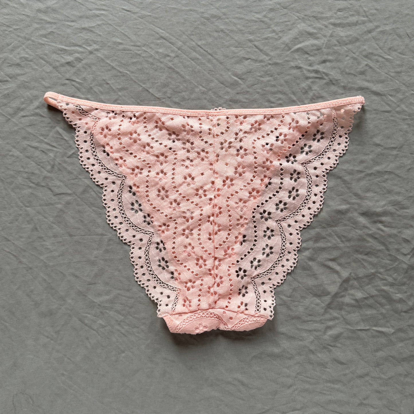 socialite pink eyelet underwear