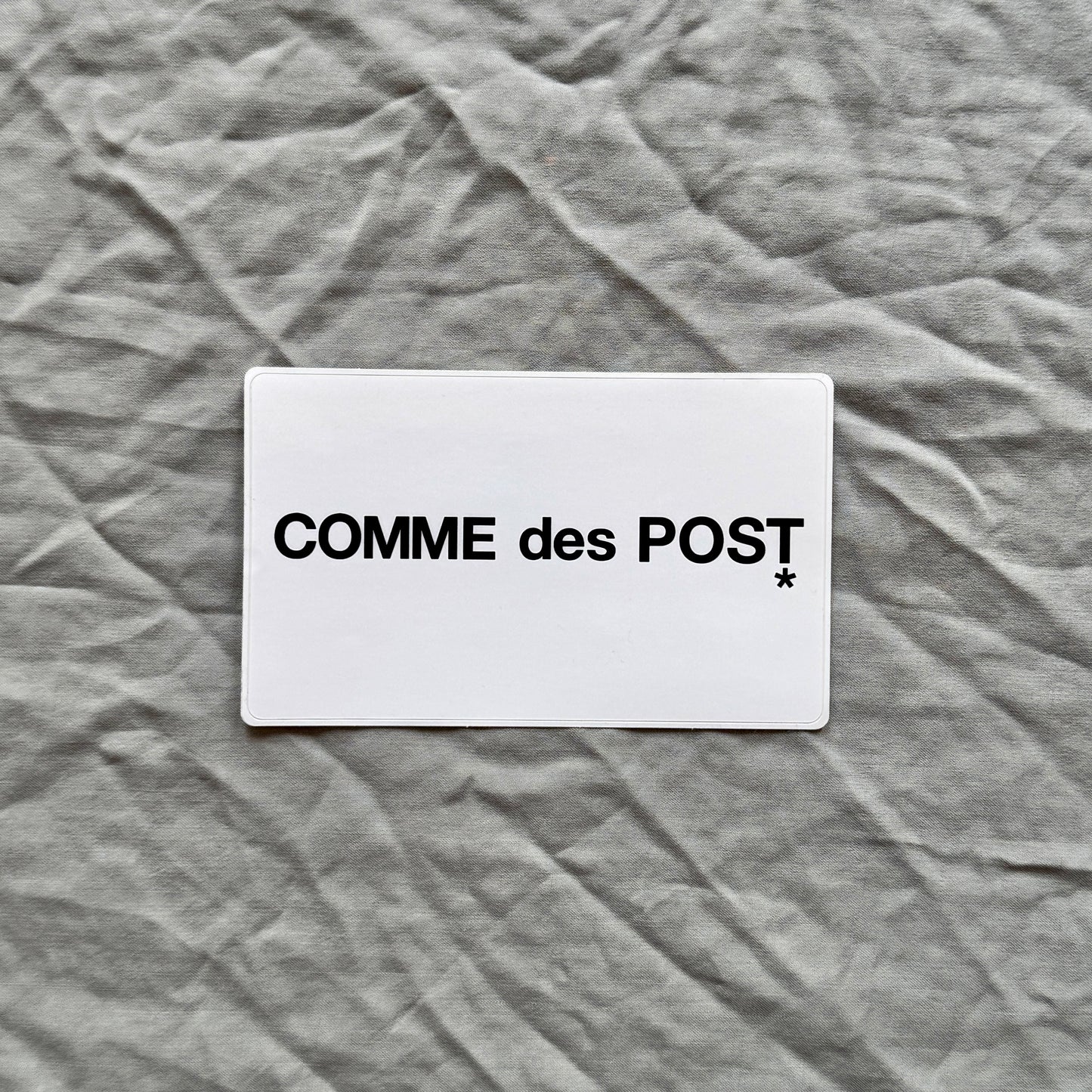 COMME des POST stickers