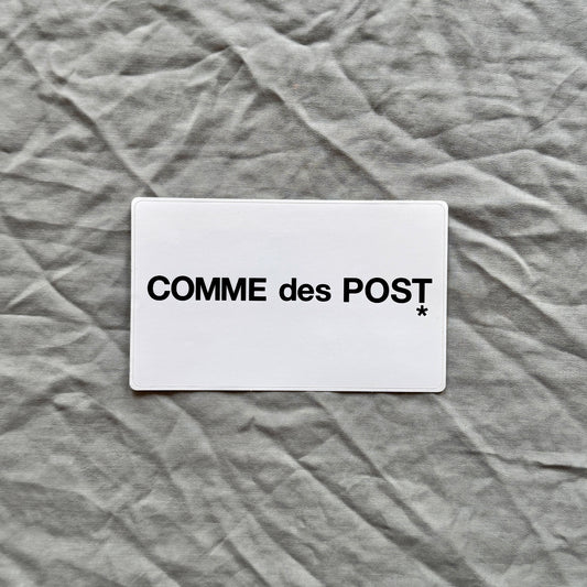 COMME des POST stickers