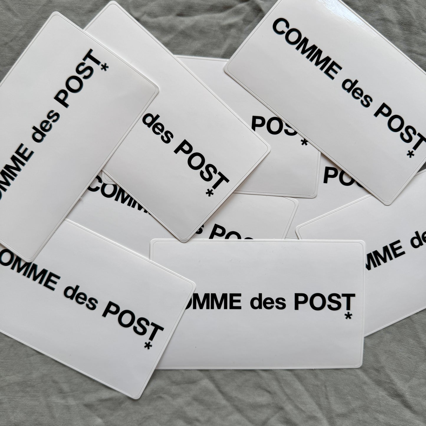 COMME des POST stickers