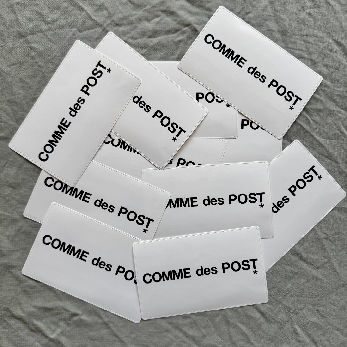 COMME des POST stickers